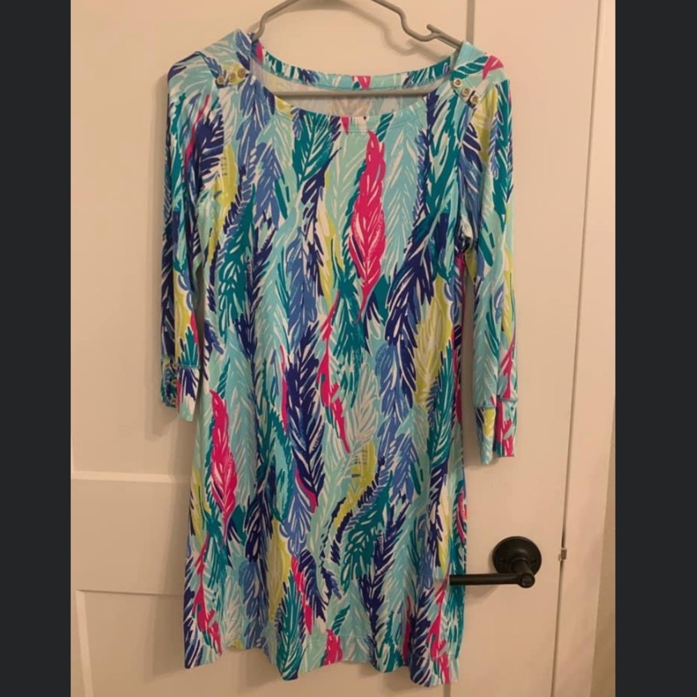 Lilly Pulitzer Sophie dress in “light as a feather”